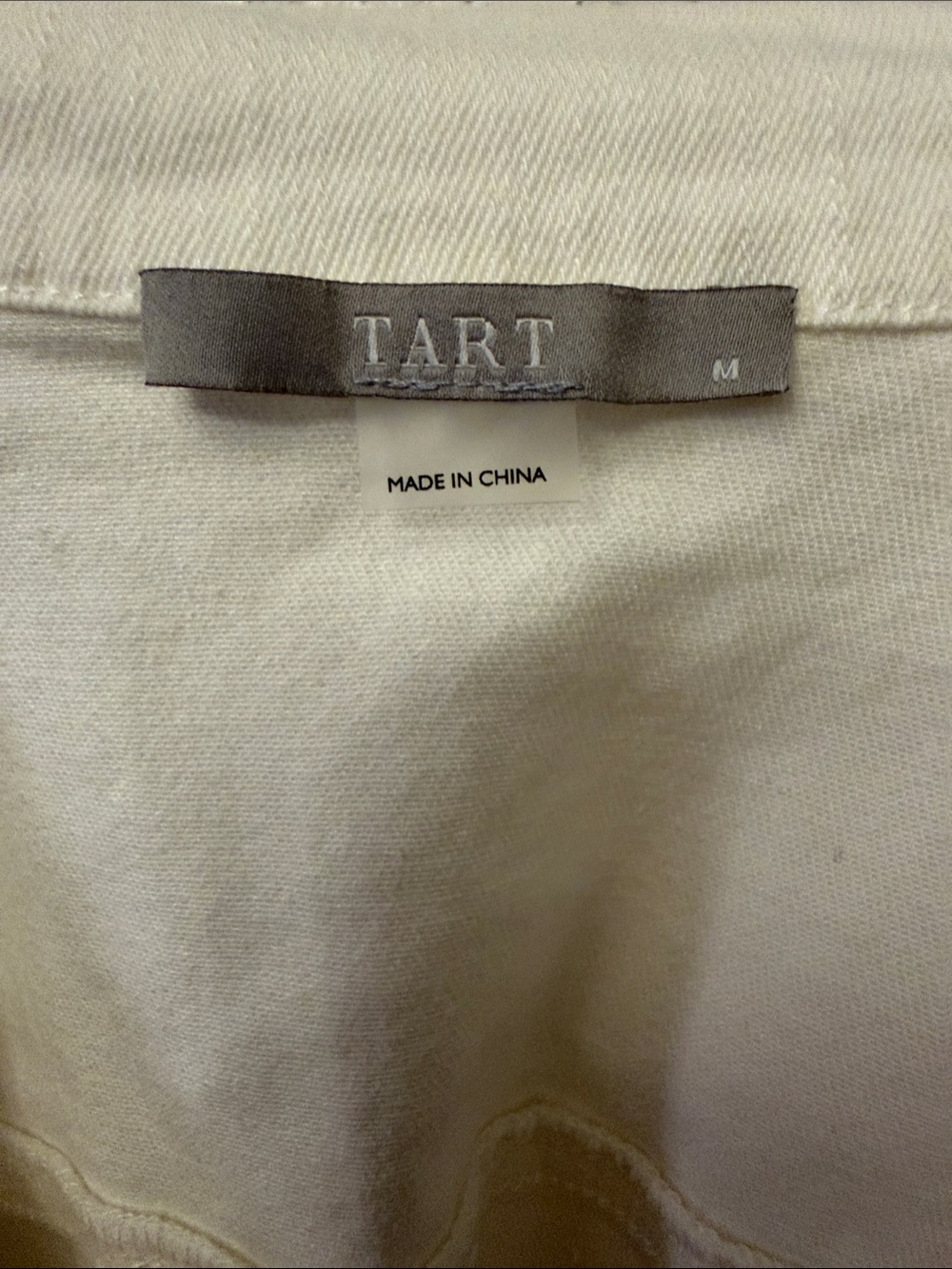Tart White Straight-Leg Jumpsuit